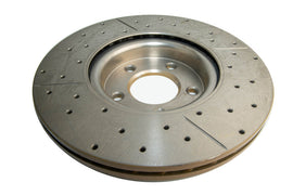 DBA 06+ MazdaSpeed3 Front Drilled & Slotted Street Series Rotor