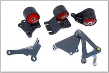 Load image into Gallery viewer, Innovative 90-93 Integra B-Series Black Steel Mounts 75A Bushings (Cable to Hydro Conversion)
