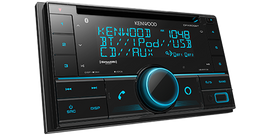 Kenwood DPX505BT Dual-DIN CD Receiver with Bluetooth