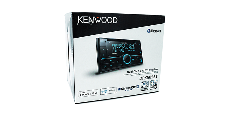 Kenwood DPX505BT Dual-DIN CD Receiver with Bluetooth