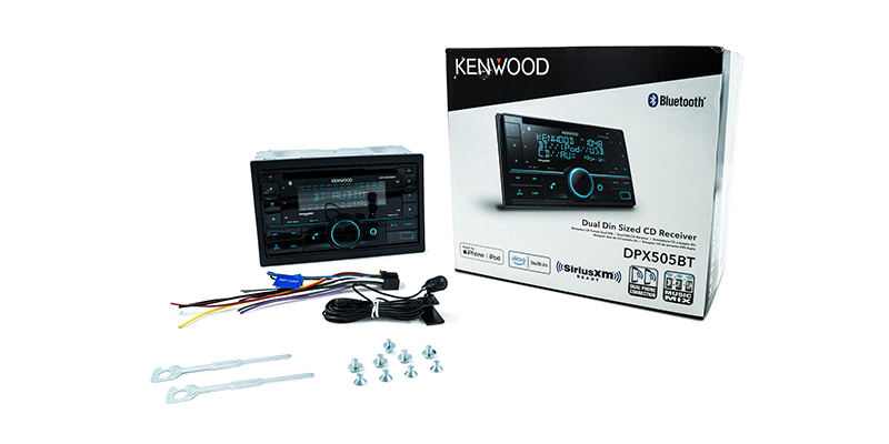 Kenwood DPX505BT Dual-DIN CD Receiver with Bluetooth