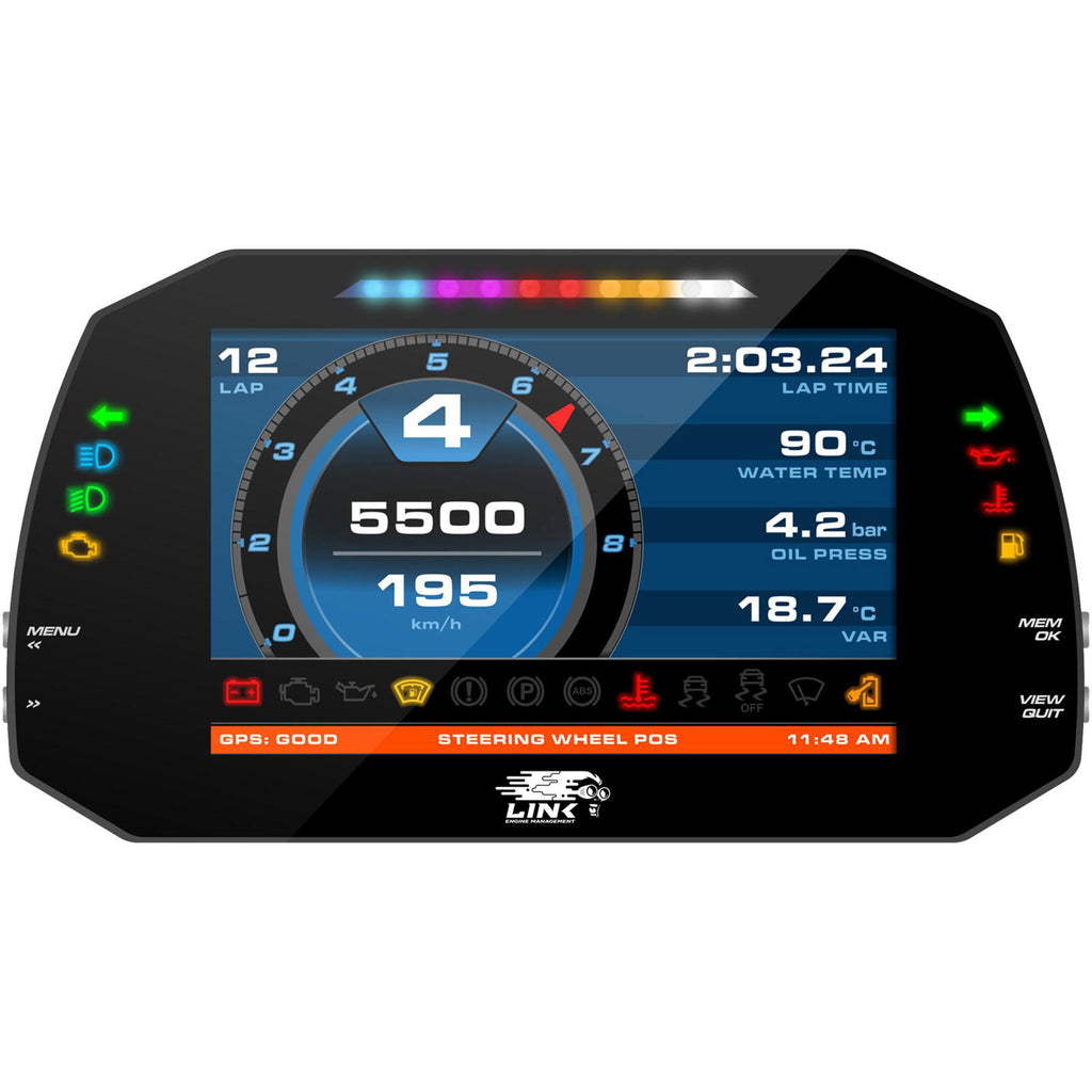 Link Engine Management MXG Strada 7-inch Dash - Street Edition