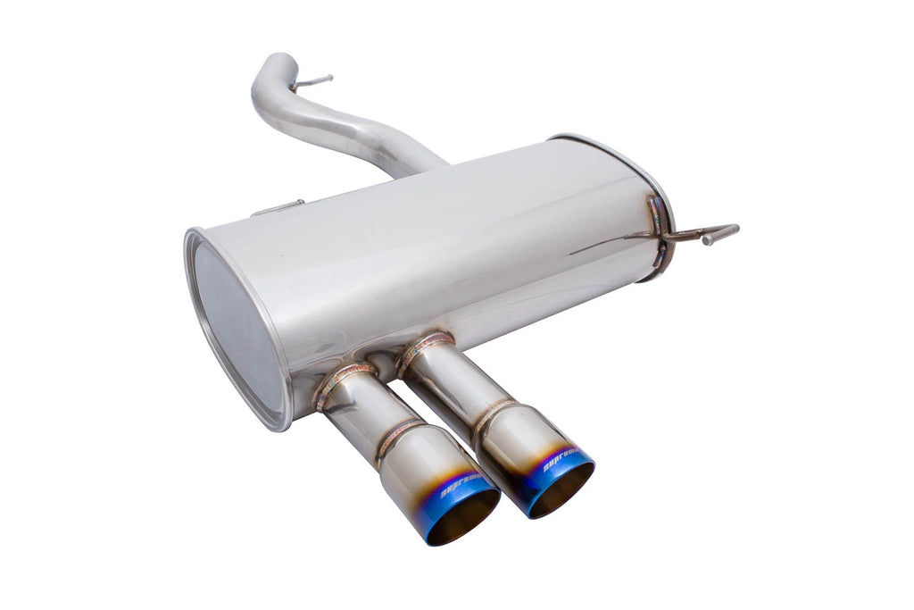 Supremo Exhaust System for BMW E90/92 328i/328ix 07-11 – Burnt Rolled Tips