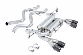 Supremo Exhaust System for BMW E92 M3 08-13 – Black Chrome Rolled Tips