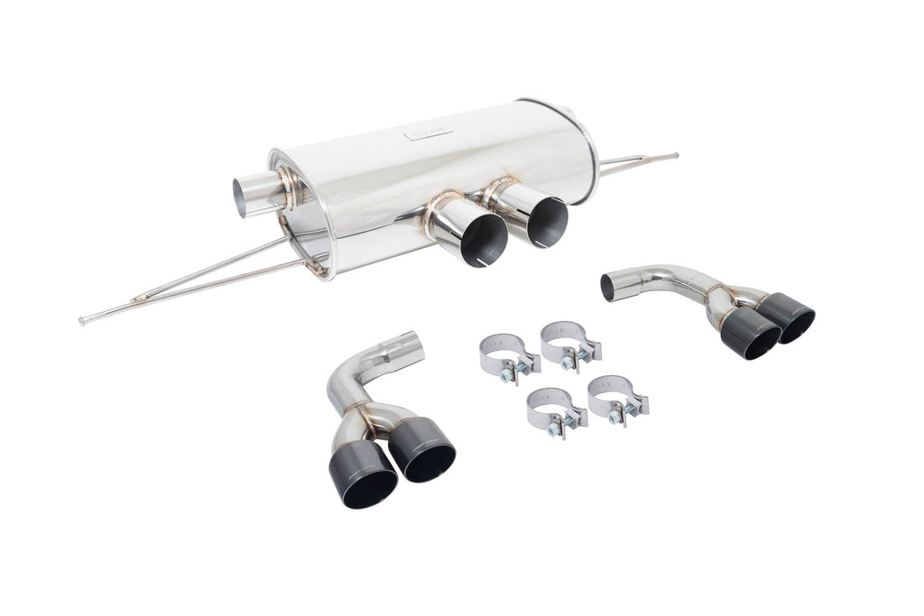 Supremo Exhaust System for BMW X5M – Black Chrome Tips