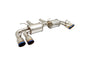 Chevrolet Camaro SS 2016-2018 Exhaust System (Burnt Roll Quad Tip)