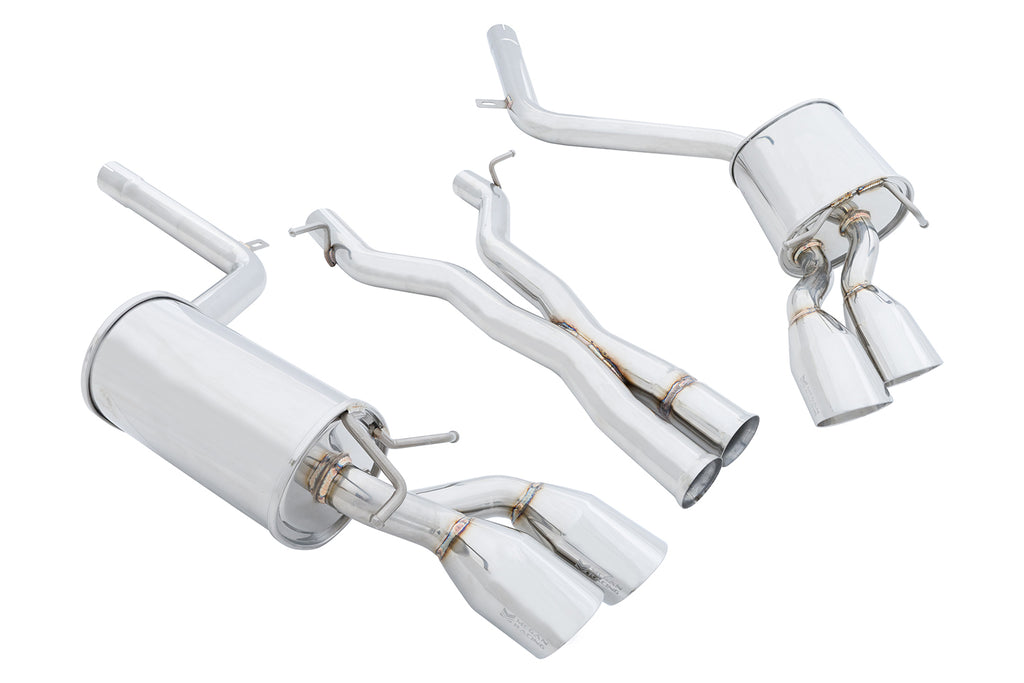 Mercedes Benz C63 AMG ’12-’15 – Stainless Rolled Tips – Axle Back