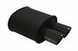 Universal Exhaust M-BC Muffler Dual Black Chrome Tips