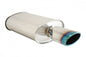 Universal Exhaust O-ST Muffler (Single Oval Burnt Tip)