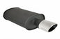 Universal Exhaust O-ST Muffler Black (Single Oval Tip)