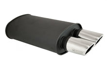 Load image into Gallery viewer, Universal Exhaust O-VA Muffler Black (Dual Oval Tips)