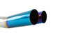 Universal 3″ VIP Exhaust Tip “Blast Pipe” Style (weld-on) – Angled – Blue Tip