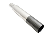Load image into Gallery viewer, Universal 3″ to 4″ VIP Exhaust Tips “Blast Pipes” Style – Single – Straight – Black Chrome Tip