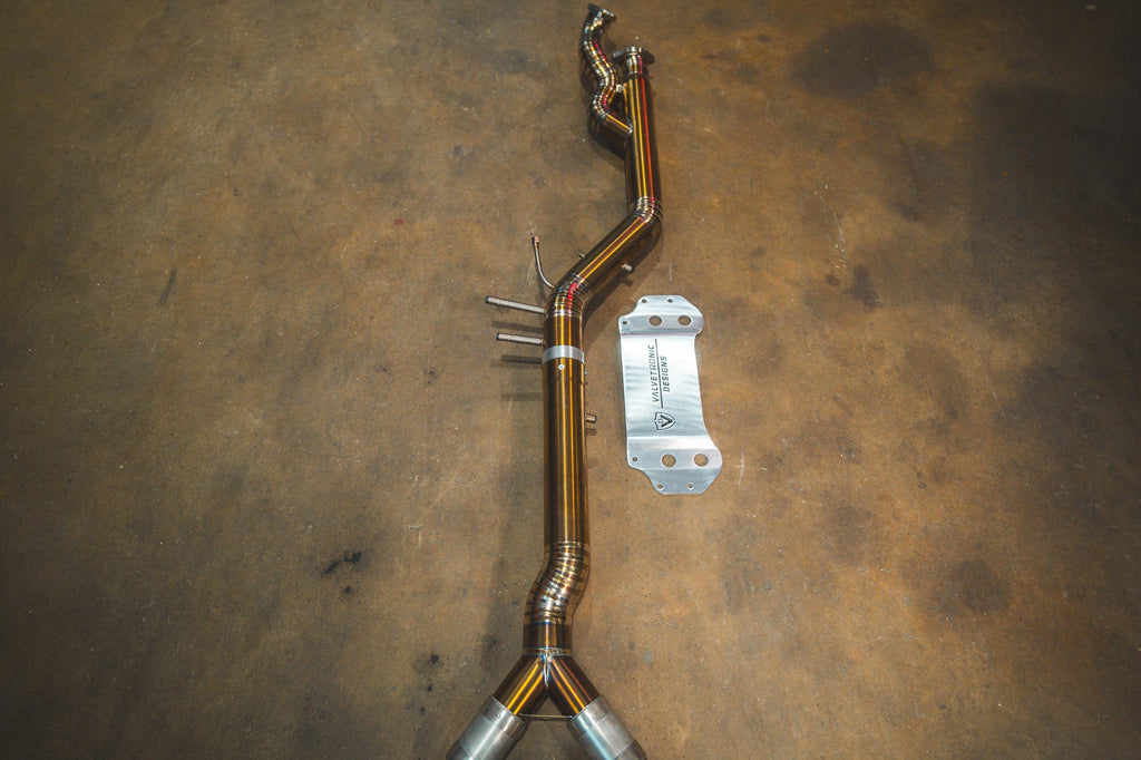 Valvetronic BMW G80 M3 / G82 G83 M4 Equal Length Midpipe (Select No Tips) - Grade 5 Titanium - No Exhaust Tips (Midpipe)
