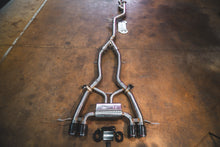 Load image into Gallery viewer, Valvetronic BMW G80 M3 / G82 G83 M4 Full System Equal Length (Catback) - Brushed T304 Stainless Steel - (4) 1X1 Carbon Fiber (4.0 Outlet)
