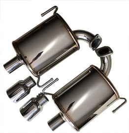 AVO Exhaust Stainless Steel Cat Back Exhaust w/4in Tips - 05-09 Legacy GT Sedan/Spec B