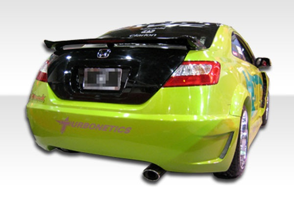 2006-2011 Honda Civic 2DR Duraflex Circuit Wide Body Rear Bumper Cover - 1 Piece (S)