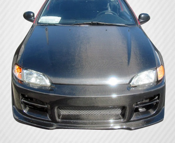 1992-1995 Honda Civic 2DR / HB Carbon Creations OEM Look Hood - 1 Piece