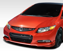 Load image into Gallery viewer, 2012-2013 Honda Civic 2DR Duraflex H-Sport Front Add Ons Spat Bumper Extensions - 2 Piece
