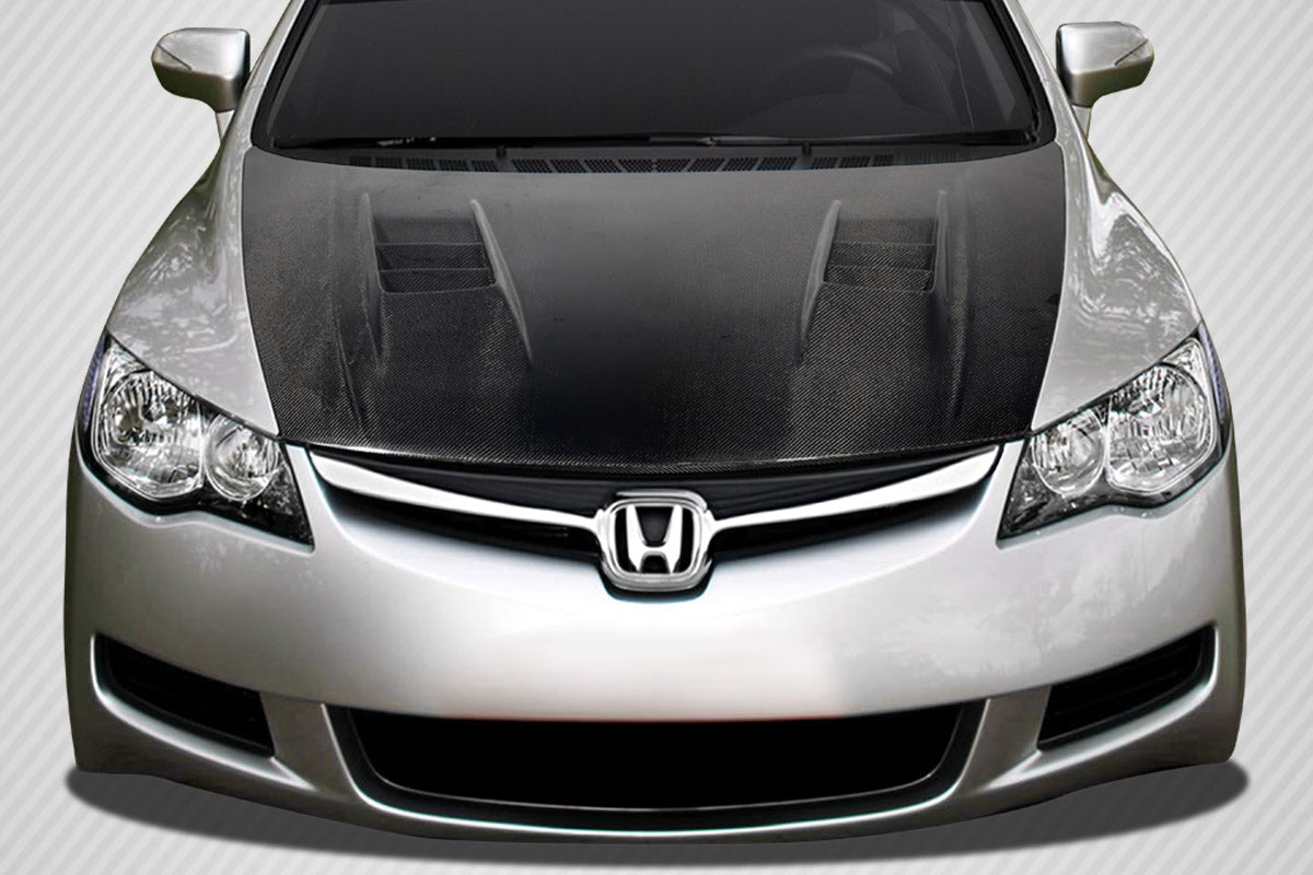 2006-2011 JDM Honda Civic 4DR Carbon Creations DriTech Javelin Hood - 1 Piece (S)
