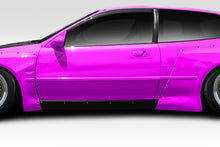 Load image into Gallery viewer, 1992-1995 Honda Civic HB Duraflex TKO RBS Wide Body Side Skirts Rocker Panels - 2 Piece