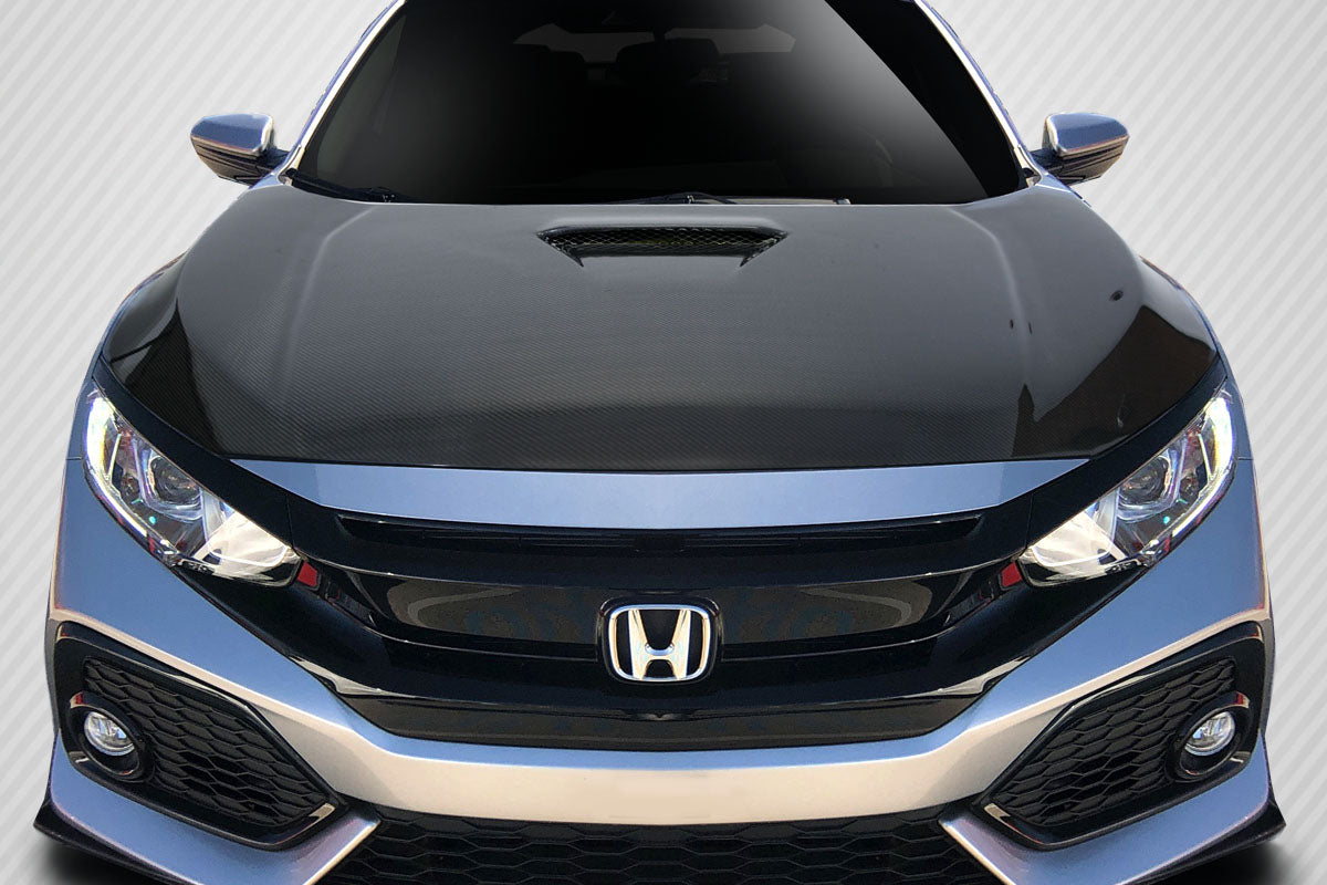 2016-2020 Honda Civic Carbon Creations Type R Look Hood - 1 Piece