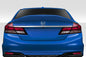 2012-2015 Honda Civic 4DR Duraflex KMZ Rear Wing Spoiler - 1 Piece