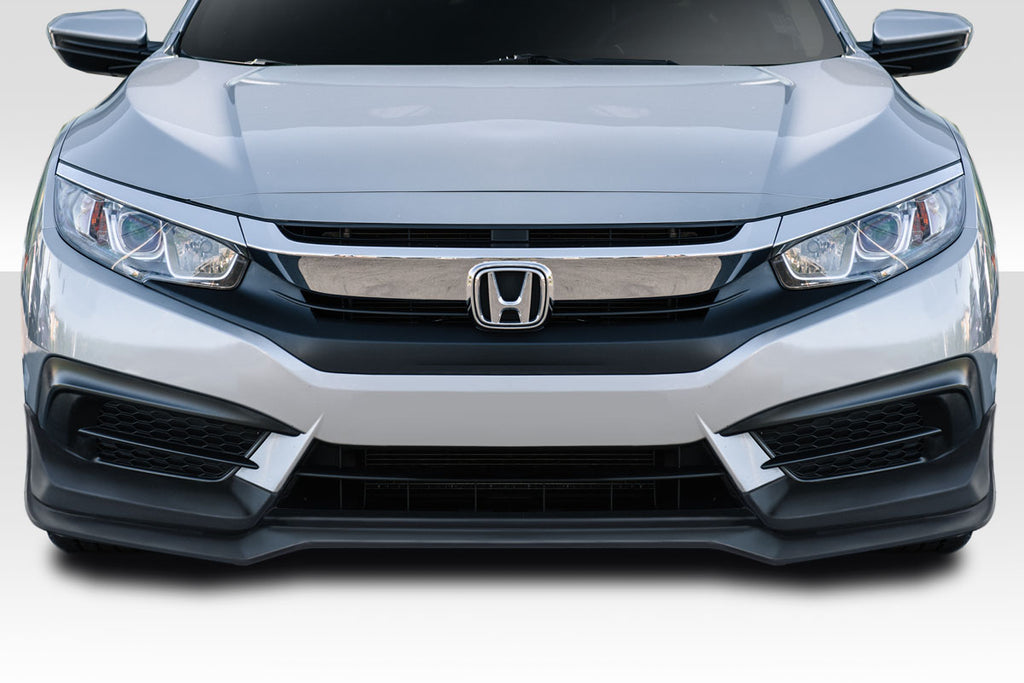 2016-2018 Honda Civic 2DR 4DR Duraflex Type M Front Lip Under Spoiler - 1 Piece