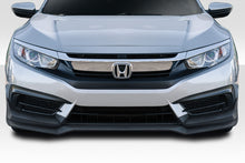 Load image into Gallery viewer, 2016-2018 Honda Civic 2DR 4DR Duraflex Type M Front Lip Under Spoiler - 1 Piece