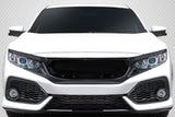2016-2020 Honda Civic Carbon Creations Type JS Grille - 1 Piece