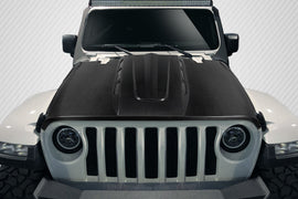 2019-2020 Jeep Wrangler JL Gladiator JT Carbon Creations Energy Hood - 1 Piece