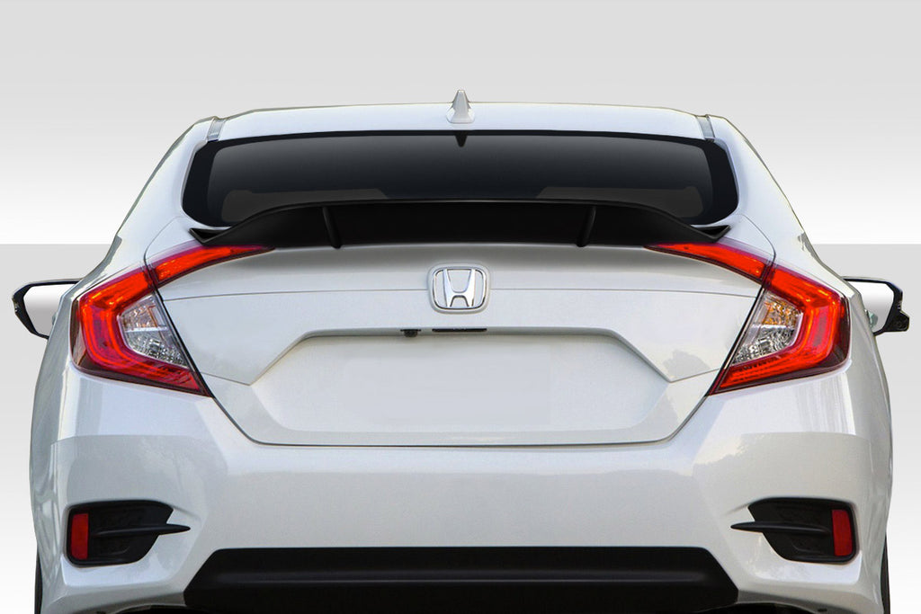 2016-2020 Honda Civic 4DR Duraflex Duckbill Rear Wing Spoiler - 3 Piece