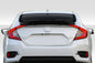 2016-2020 Honda Civic 4DR Duraflex Duckbill Rear Wing Spoiler - 3 Piece