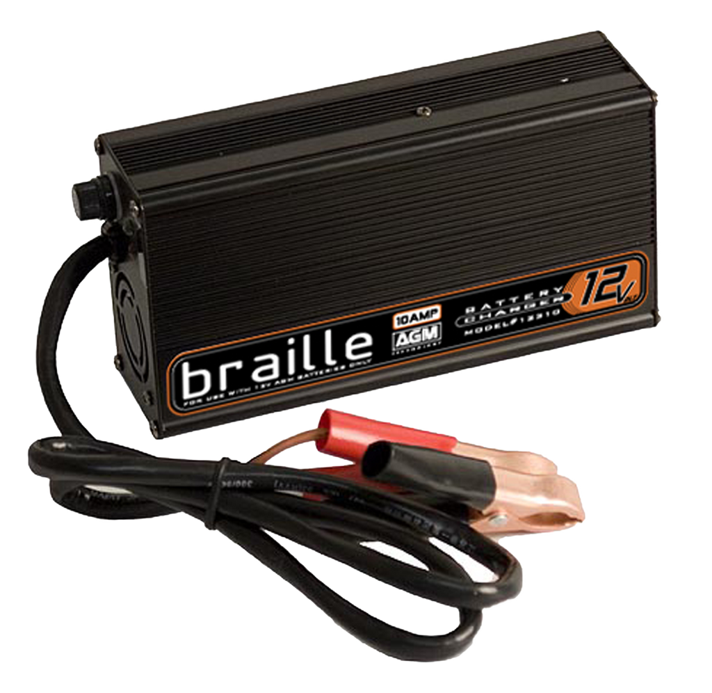 Braille 12 volt 10 amp AGM charger 12310
