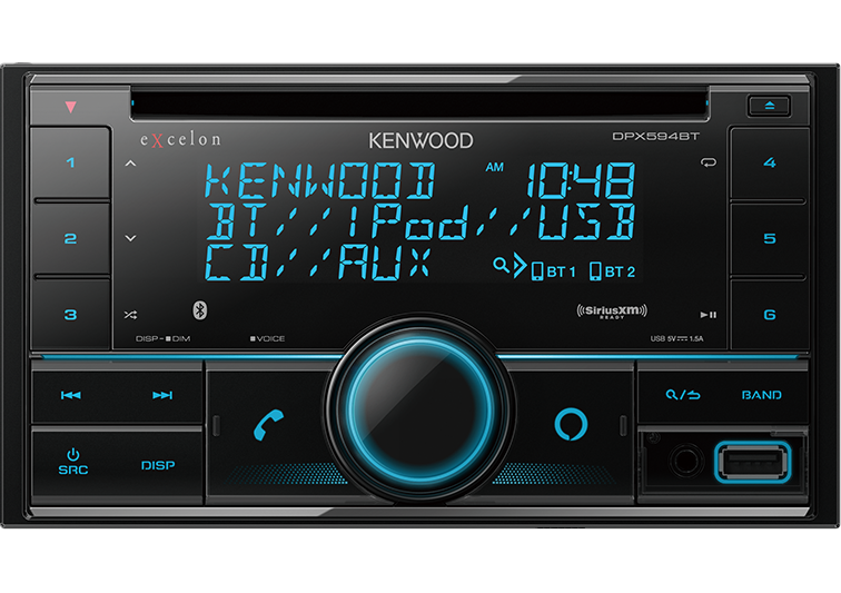Kenwood eXcelon CD Receiver with Bluetooth