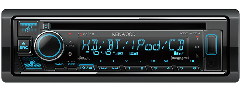 Kenwood eXcelon CD Receiver with Bluetooth