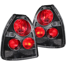 Load image into Gallery viewer, ANZO HONDA CIVIC 96-00 3DR TAIL LIGHTS BLACK