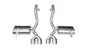 Corsa 97-04 Chevrolet Corvette C5 Z06 5.7L V8 Polished Xtreme Axle-Back Exhaust