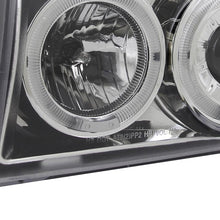 Load image into Gallery viewer, Spec-D Tuning  1992-1996 Ford F-150 F-250 F-350 Bronco Dual Halo Projector Headlights (Chrome Housing/Clear Lens)