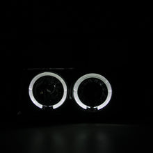 Load image into Gallery viewer, Spec-D Tuning 1992-1996 Ford F-150/F-250/F-350/Bronco Dual Halo Projector Headlights (Glossy Black Housing/Smoke Lens)