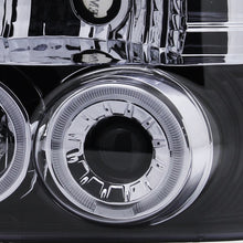 Load image into Gallery viewer, Spec-D Tuning 1992-1996 Ford F-150/F-250/F-350/Bronco Dual Halo Projector Headlights (Glossy Black Housing/Smoke Lens)