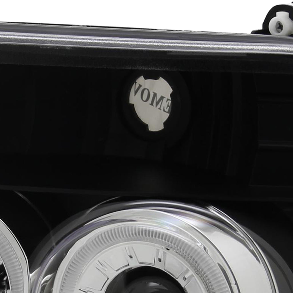 Spec-D Tuning 1992-1996 Ford F-150/F-250/F-350 Bronco Dual Halo Projector Headlights (Version 2)