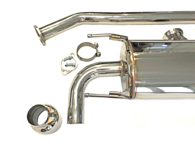 AVO 13+ Subaru BRZ / 13+ Scion FR-S Stainless Steel Cat Back Exhaust (Non Resonated)