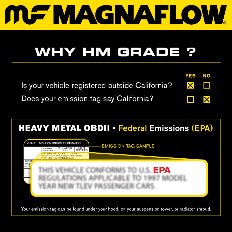 MagnaFlow Conv DF '96-'99 Taurus 3.4L Rear Co