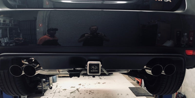 AVO Exhaust 3in Stainless Steel Cat Back Exhaust - 08-10 Subaru STI