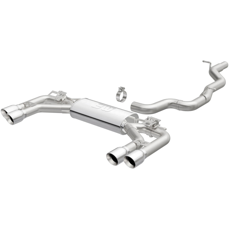 MagnaFlow Cat-Back 2015 Audi S3 2.0L L4 Sport SS 3in Quad Split Rear 4in Tips