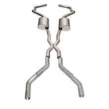 Load image into Gallery viewer, Stainless Works Chevy Camaro 1967-69 Exhaust 2.5in Stainless with X-Pipe