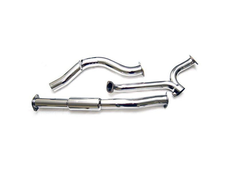 AVO Exhaust 3in SS Center Pipe w/Resonator - 10-15 Subaru STI / 08-14 Subaru WRX