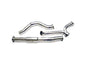 AVO Exhaust 3in SS Center Pipe w/Resonator - 10-15 Subaru STI / 08-14 Subaru WRX