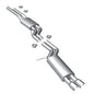 MagnaFlow SS C/B 08-10 BMW 535i 3.0L Turbocharged Dual Rear Exit
